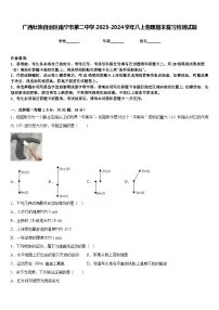 广西壮族自治区南宁市第二中学2023-2024学年八上物理期末复习检测试题含答案