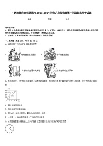 广西壮族自治区北海市2023-2024学年八年级物理第一学期期末统考试题含答案