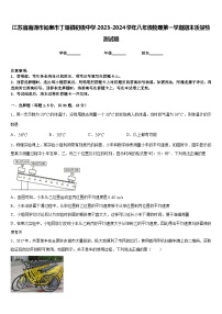 江苏省南通市如皋市丁堰镇初级中学2023-2024学年八年级物理第一学期期末质量检测试题含答案