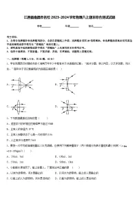 江西省南昌市名校2023-2024学年物理八上期末综合测试试题含答案