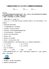 江西省吉安市吉州区2023-2024学年八上物理期末综合测试模拟试题含答案