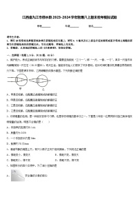 江西省九江市修水县2023-2024学年物理八上期末统考模拟试题含答案