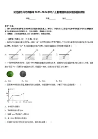 河北省沧州沧县联考2023-2024学年八上物理期末达标检测模拟试题含答案