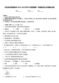 河北省沧州青县联考2023-2024学年八年级物理第一学期期末复习检测模拟试题含答案