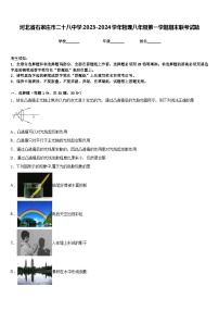 河北省石家庄市二十八中学2023-2024学年物理八年级第一学期期末联考试题含答案