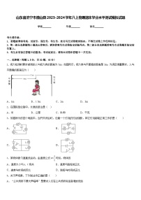 山东省济宁市微山县2023-2024学年八上物理期末学业水平测试模拟试题含答案