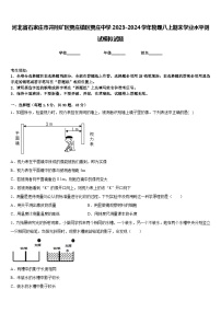 河北省石家庄市井陉矿区贾庄镇区贾庄中学2023-2024学年物理八上期末学业水平测试模拟试题含答案