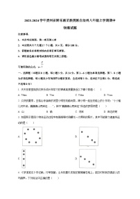 2023-2024学年贵州省黔东南苗族侗族自治州八年级上册期中物理试题（付解析）