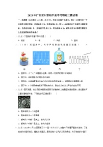 2023年广西贺州市昭平县中考物理三模试卷