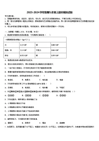 2023-2024学年物理九年级上期末模拟试卷