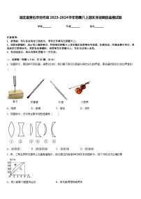 湖北省黄石市协作体2023-2024学年物理八上期末质量跟踪监视试题含答案