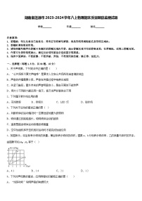 湖南省涟源市2023-2024学年八上物理期末质量跟踪监视试题含答案