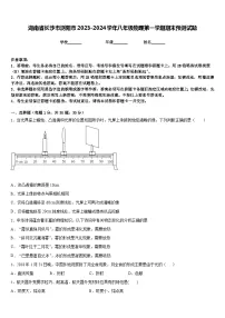 湖南省长沙市浏阳市2023-2024学年八年级物理第一学期期末预测试题含答案