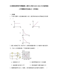 08欧姆定律常考图像题15题-江苏省2023-2024九年级物理上学期期末突击练习（苏科版）