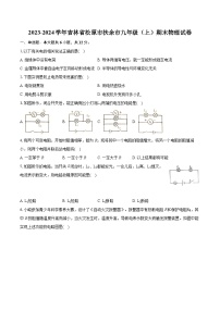 2023-2024学年吉林省松原市扶余市九年级（上）期末物理试卷（含详细答案解析）