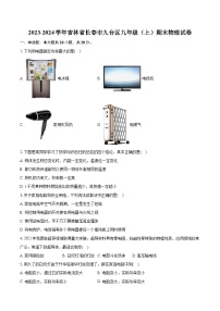 2023-2024学年吉林省长春市九台区九年级（上）期末物理试卷（含详细答案解析）