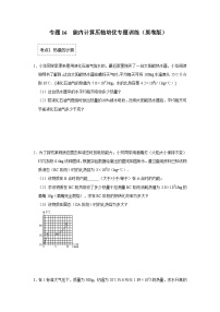 人教版九年级全一册物理《压轴挑战》培优专题训练 专题16 能内计算压轴培优专题训练（原卷版+解析）