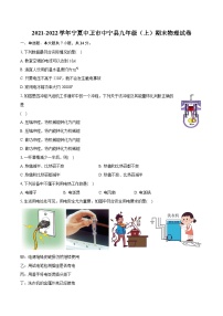 2021-2022学年宁夏中卫市中宁县九年级（上）期末物理试卷（含详细答案解析）