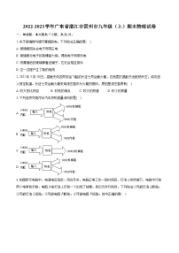 2022-2023学年广东省湛江市雷州市九年级（上）期末物理试卷（含详细答案解析）