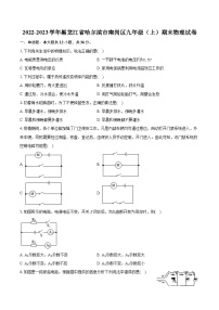 2022-2023学年黑龙江省哈尔滨市南岗区九年级（上）期末物理试卷（含详细答案解析）