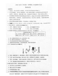 广东省深圳市南山区2023-2024学年九年级上学期11月期中物理试题