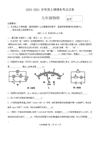 河南省周口市郸城县等校2023-2024学年九年级上学期1月期末物理试题