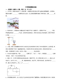 河南省郑州2024年中考物理模拟试卷附答案