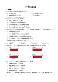 湖南省邵阳市2024年中考模拟物理试题附答案