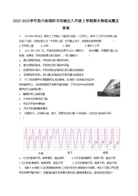 2022-2023学年四川省绵阳市涪城区八年级上学期期末物理试题及答案