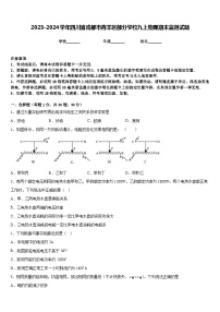 2023-2024学年四川省成都市青羊区部分学校九上物理期末监测试题含答案