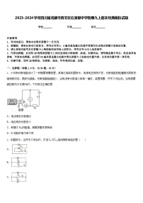 2023-2024学年四川省成都市青羊区石室联中学物理九上期末经典模拟试题含答案