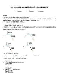 2023-2024学年安徽省亳州市利辛县九上物理期末联考试题含答案