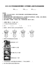 2023-2024学年安徽省合肥市第四十六中学物理九上期末学业质量监测试题含答案