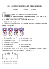 2023-2024学年安徽省名校物理九年级第一学期期末监测模拟试题含答案