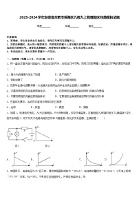 2023-2024学年安徽省合肥市瑶海区九级九上物理期末经典模拟试题含答案