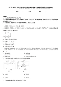 2023-2024学年安徽省六安市霍邱县物理九上期末学业质量监测试题含答案