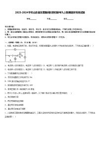 2023-2024学年山东省东营垦利区四校联考九上物理期末检测试题含答案