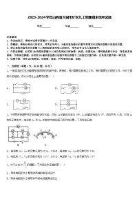 2023-2024学年山西省大同市矿区九上物理期末统考试题含答案