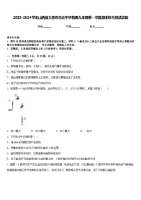 2023-2024学年山西省太原市志达中学物理九年级第一学期期末综合测试试题含答案