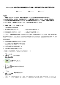 2023-2024学年岳阳市湘阴县物理九年级第一学期期末学业水平测试模拟试题含答案