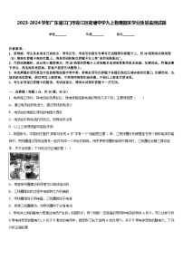 2023-2024学年广东省江门市蓬江区荷塘中学九上物理期末学业质量监测试题含答案