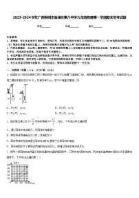 2023-2024学年广西柳州市鱼峰区第八中学九年级物理第一学期期末统考试题含答案