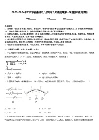 2023-2024学年江苏省南通市八校联考九年级物理第一学期期末监测试题含答案