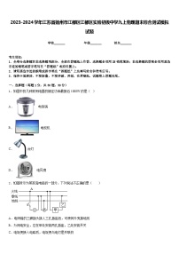 2023-2024学年江苏省扬州市江都区江都区实验初级中学九上物理期末综合测试模拟试题含答案