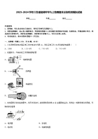 2023-2024学年江苏省扬州中学九上物理期末达标检测模拟试题含答案