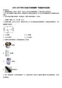 2023-2024学年江苏省九年级物理第一学期期末考试试题