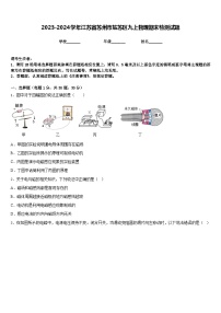 2023-2024学年江苏省苏州市姑苏区九上物理期末检测试题含答案