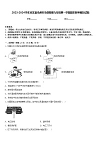 2023-2024学年河北省沧州市沧县物理九年级第一学期期末联考模拟试题含答案