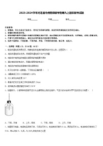 2023-2024学年河北省沧州青县联考物理九上期末联考试题含答案