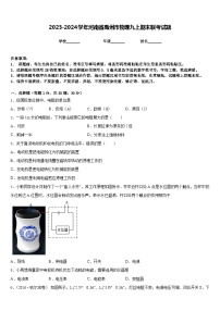 2023-2024学年河南省禹州市物理九上期末联考试题含答案